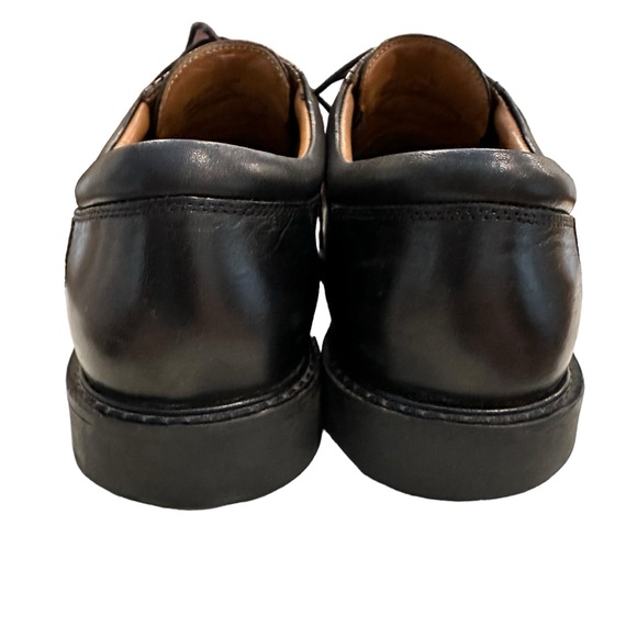 Johnston & Murphy black mens leather casual dress work shoe professional 11.5 - Picture 7 of 12